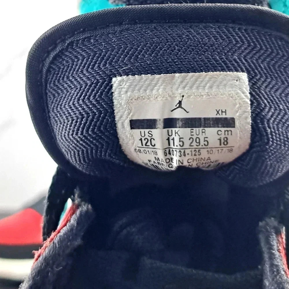 Jordan 1 Mid PS Multicolor  - sz 12c - Picture 6 of 7